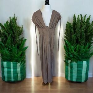 PrettyLittleThing Taupe Jumpsuit